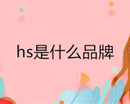 hs软件